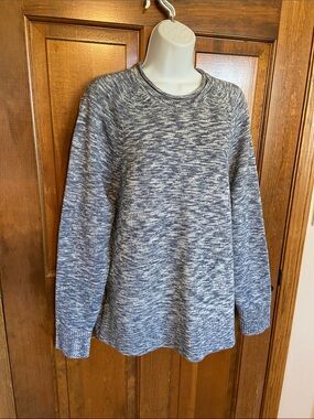 Lululemon BoxySweater marled Night Sea/True Navy color comfort Size Large